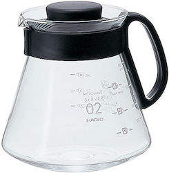 Hario V60 600ml Κανάτα Γυάλινη 137x121x128mm