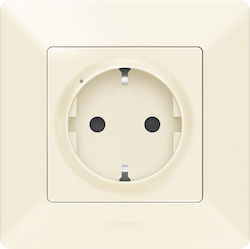 Legrand Valena Life Single Power Safety Socket Automatic Terminals Beige