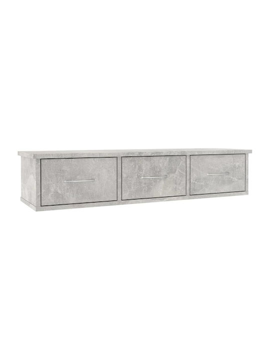 Shelf Wall Gray 90x26x18.5cm