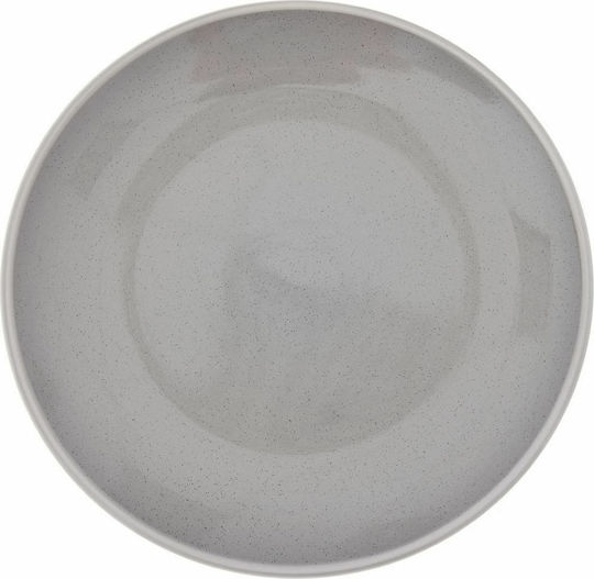 Iliadis Farfurie joasă Ceramică Gri cu Diametru 27cm