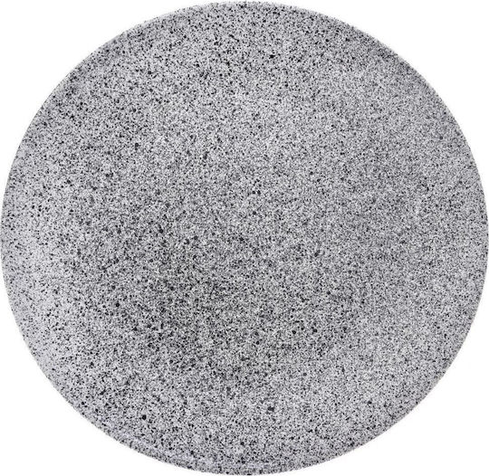 Iliadis Farfurie joasă Ceramică Gri cu Diametru 27cm