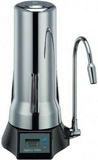 Digipure 9000S Wasserfiltrationssysteme Einzeln Arbeitsplatte mit Wasserhahn Chrom