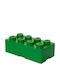 Lego din Plastic 8-Stud Verde 50x25x17cm 1buc