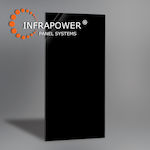 Infrapower VCIR-800-G Infrarot-Heizpaneele Wand Glas 800W Schwarz 120x60cm