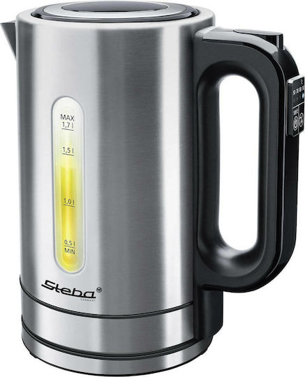 Steba WK 21 INOX Reisekessel 1.7Es 2200W Silber