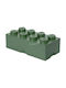 Lego Kids Plastic Toy Storage Box 8-Stud Green 50x25x17cm