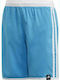 adidas 3-Stripes Kids Swimwear Swim Shorts Light Blue