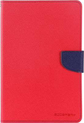 Mercury Fancy Diary Klappdeckel Synthetisches Leder / Silikon Rot (iPad mini 2019)