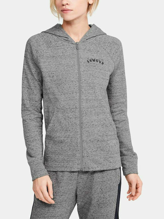 Under Armour Rival Women's Hooded Cardigan Gray