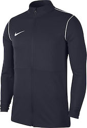 Nike Boys Athleisure Cardigan Dry Park 20 Training with Zipper Navy Blue