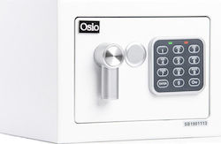 Osio Hotel Safe with Digital Lock L23xW17xH17cm OSB-1723WH