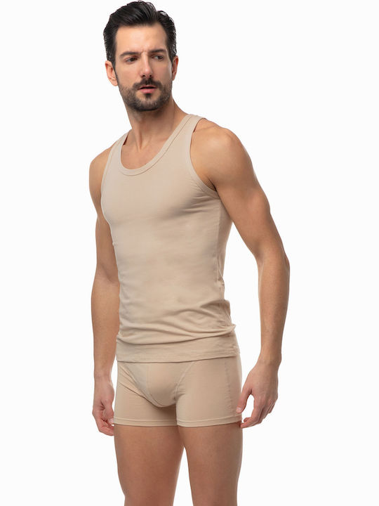 Minerva 90-12014 Men's Sleeveless Undershirts B...