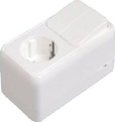 Eurolamp Single Power Socket White