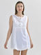 Ble Resort Collection Women's Top Beachwear White