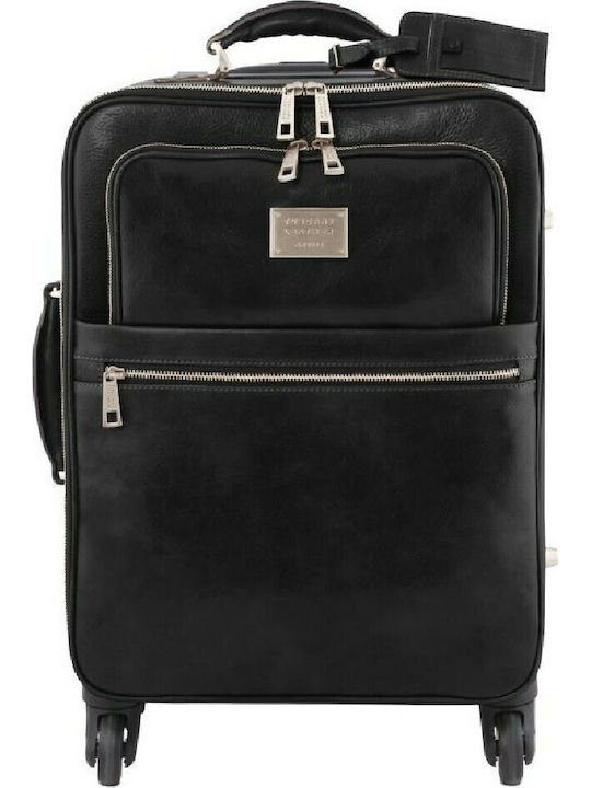 Tuscany Leather Βαλίτσα Ταξιδίου Καμπίνας Μαύρη...