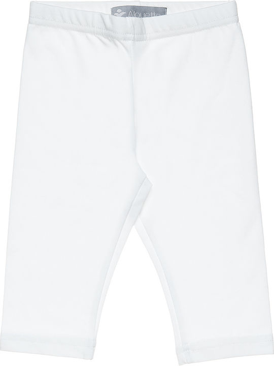 Kinder Leggings Lang Weiß