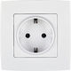 Elmark City Single Power Socket White