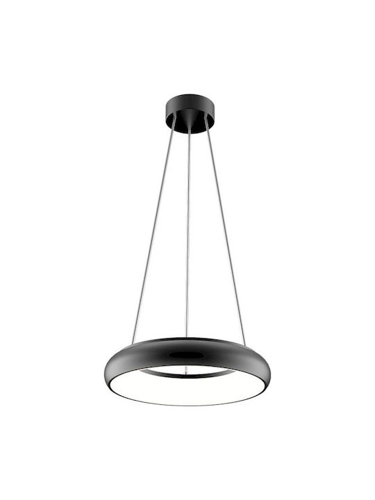 Geyer Κρεμαστό Φωτιστικό Μαύρο LED 40x6.7x100εκ.