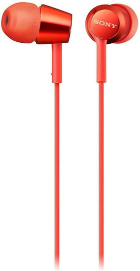 Sony MDR-EX155 Безжични Стерео с жак 3.5mm Червен