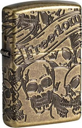 Zippo Armor Ветроустойчив Запалка Пламък Freedo...