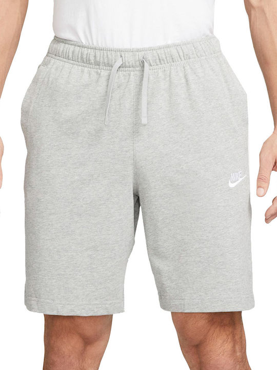 Nike Sportswear Club Fleece Αθλητική Ανδρική Βερμούδα Γκρι
