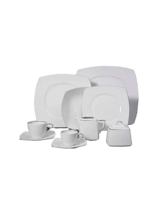 Cryspo Trio Nagoya Platin Porcelain Dinnerware ...