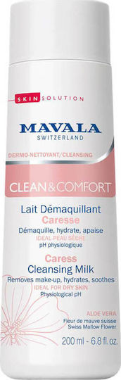 Mavala Switzerland Emulsie Καθαρισμού Clean & Comfort Caress Cleansing Milk 200ml