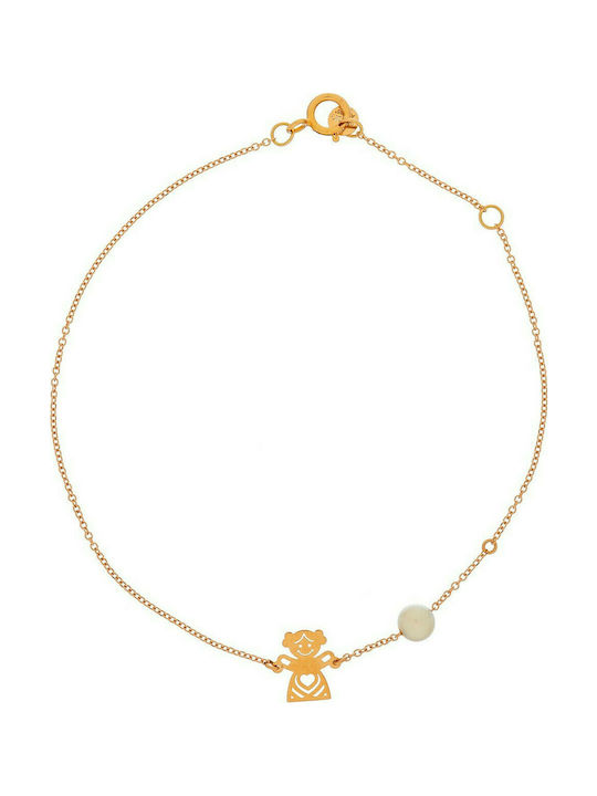 Kinderarmband VITOPOULOS Rose Gold 14K