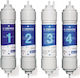 Barrier Water Filter Replacement Reverse Osmosis (RO) made of Polypropylene Osmos 4pcs