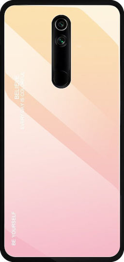 Hurtel Gradient Glass Back Cover Πλαστικό Ροζ (Huawei Mate 20 Lite)