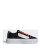 adidas Sleek Super Flatforms Sneakers Core Black / Signal Coral / Crystal White