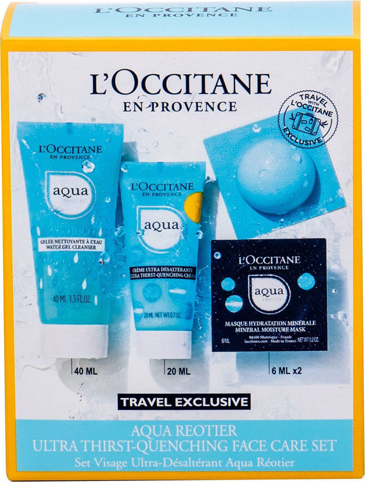 L'Occitane Aqua Reotier Ultra ThirstQuenching Face Care Set Travel