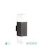 Trio Lighting Hudson Стенен Външен Плафон E14 IP44 Двоен лъч 8x33εκ.