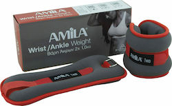 Amila Neoprene Wrist & Ankle Weights 2 x 1kg