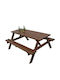 Tisch Stabil 160x126x73cm