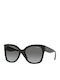 Vogue Women's Sunglasses with Black Plastic Frame and Black Gradient Lens VO5338S W44/11