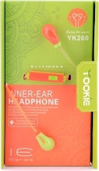 Yookie YK260 In-ear Handsfree με Βύσμα 3.5mm Πρ...