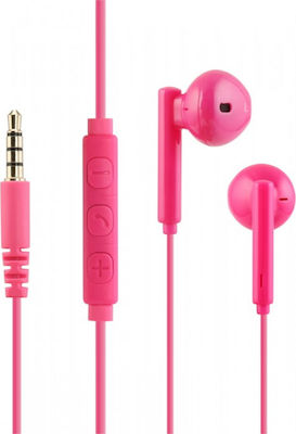 Crystal Audio IE-02 In-ear Handsfree with 3.5mm Connector Pink