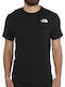 The North Face Reaxion Amp Men's Athletic T-shirt Short Sleeve Black