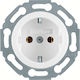 Hager Serie 1930 Power Socket White 1pcs