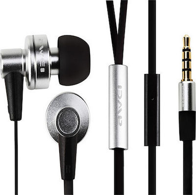 Awei ES900i In-ear Handsfree with 3.5mm Connector Silver