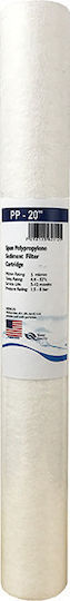 QWaterFilters Countertop and Under Sink Water Filter Replacement made of Polypropylene 20" PP-20" 5 μm