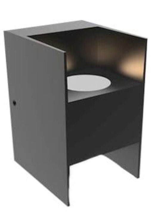 Geyer Wall-Mounted Outdoor Ceiling Light LED IP54 6W with Warm White Light 76x9x12εκ.