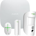 Ajax Systems StarterKit Cam Ασύρματο Σύστημα Συναγερμού με Ανιχνευτή Κίνησης , Αισθητήρα Πόρτας , Τηλεχειριστήριο και Κέντρο (Wi-Fi / GSM)