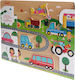 Ξύλινο Παιδικό Puzzle Σφηνώματα Vehicle 8pcs iwood