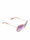 Nina Ricci Women's Sunglasses with Orange Frame and Pink Gradient Lens SNR007 03G9