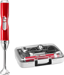 Kitchenaid Stabmixer mit Edelstahlstab 180W Rot