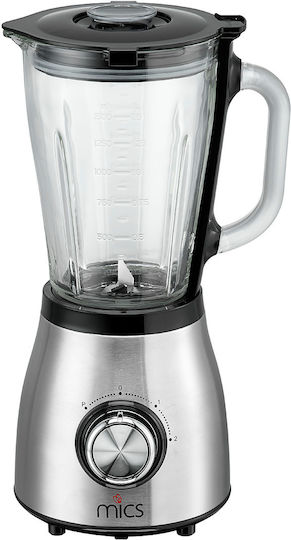 Mics MC500B19E Mixer mit Kunststoffkanne 1,5 l 500W Inox