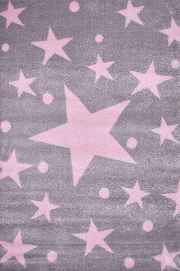 Alexander Carpets Breeze Stars Παιδικό Χαλί Αστέρια Γκρι 160x230cm Πάχους 10mm