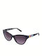 Moschino Women's Sunglasses with Black Plastic Frame MO781 01